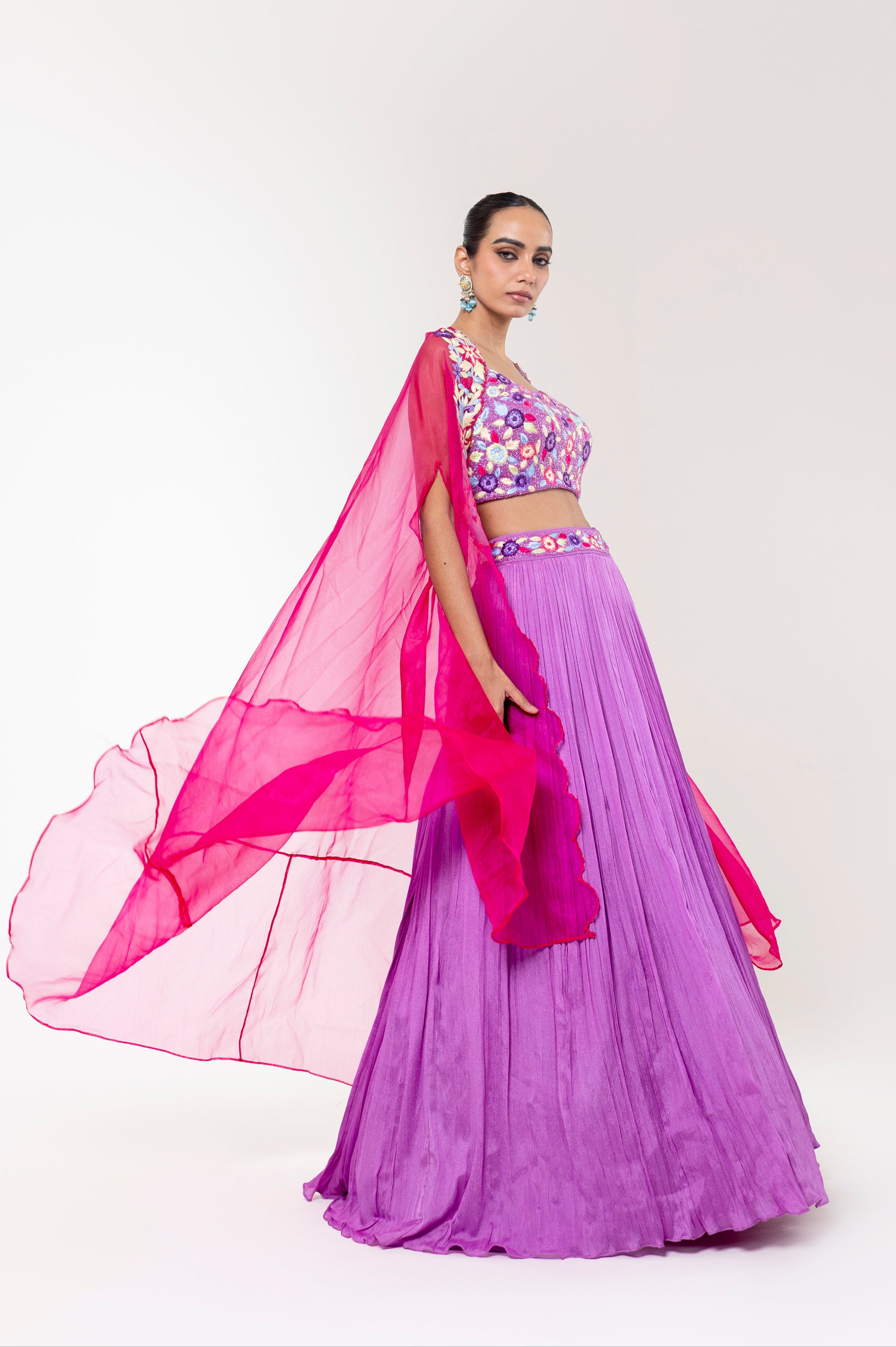 HIBISCUS LEHENGA SET